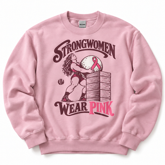 STRONGMEN WEAR PINK / CREW