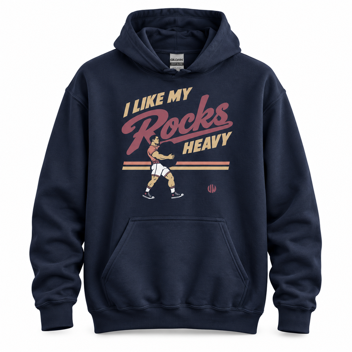 I LIKE MY ROCKS HEAVY / HOODIE